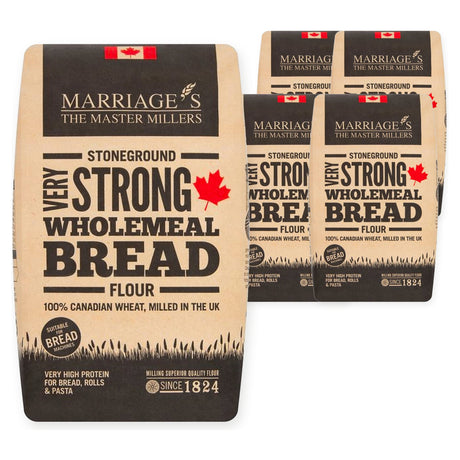 Marriages Millers Very Strong Wholemeal 100% Canadian 1.5KG (Case of 5)