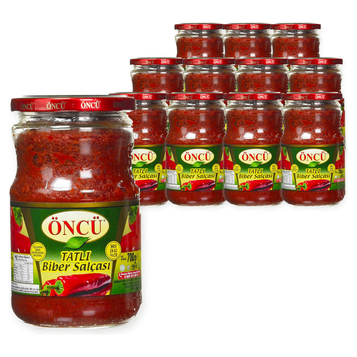 Oncu Mild Pepper Paste 700G (Sweet) (Case of 12) – case pack