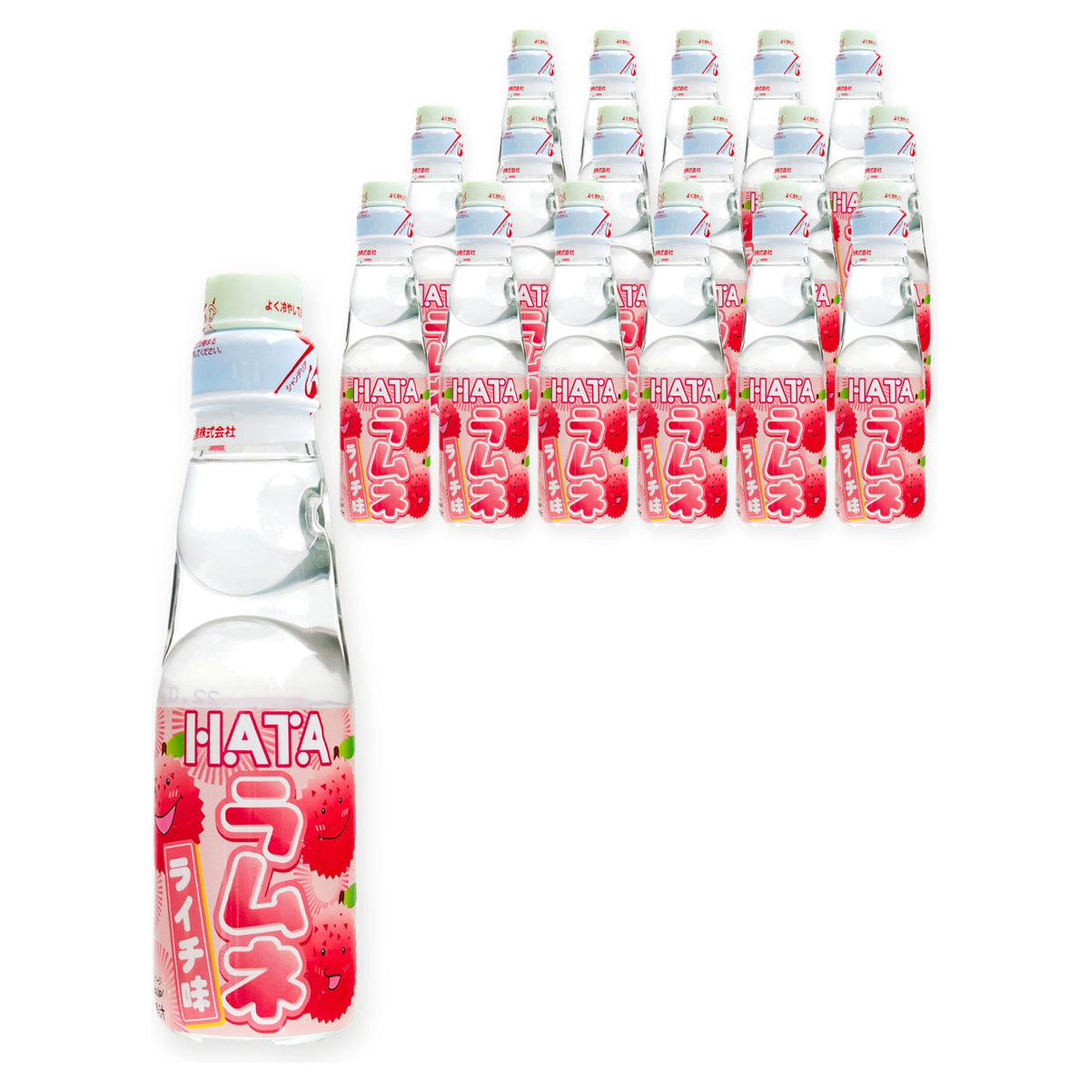 Hatakosen Ramune Lychee 200ML (Case of 18) – case pack