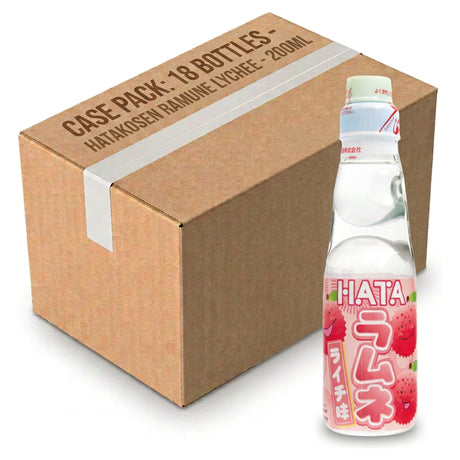 Hatakosen Ramune Lychee 200ML (Case of 18)