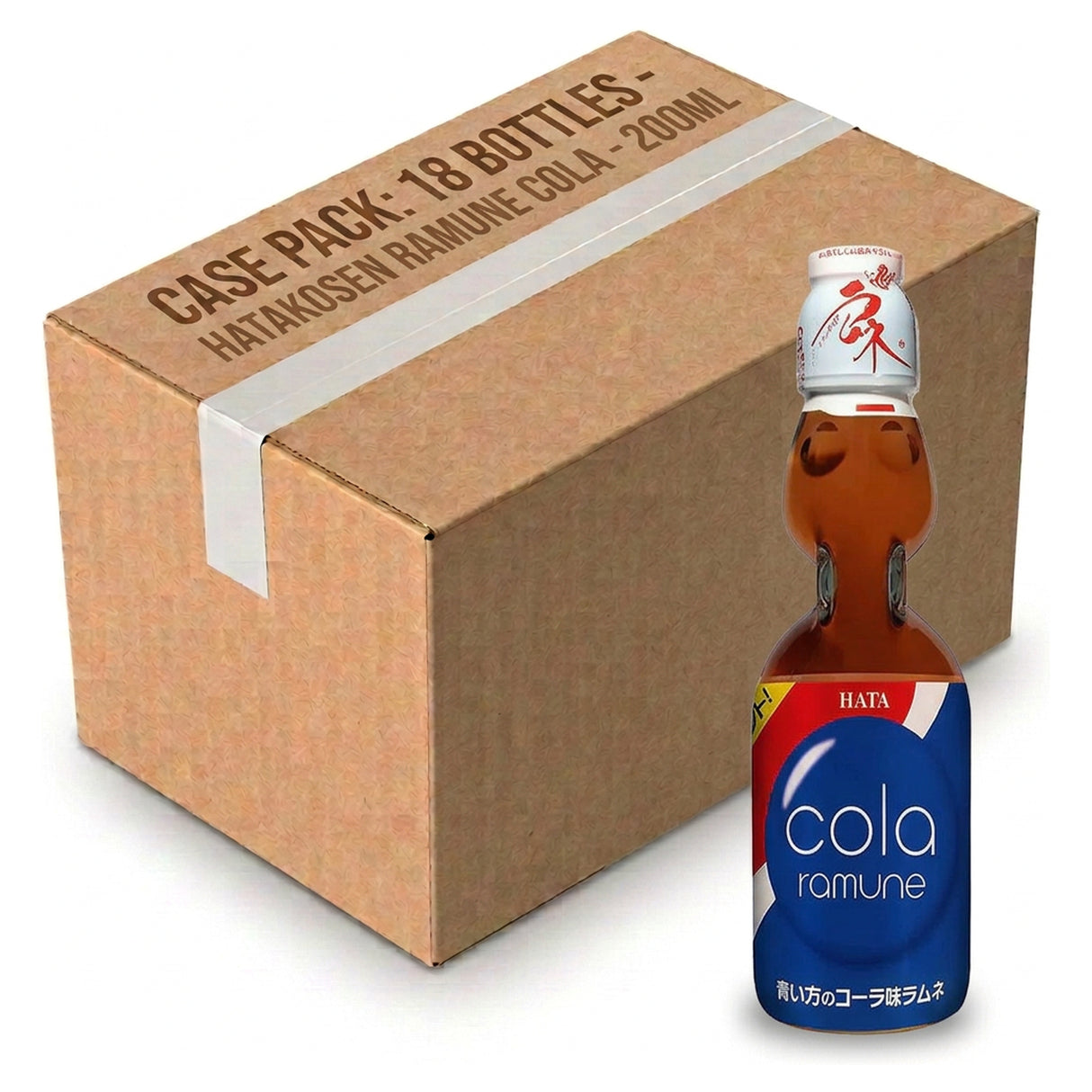 Hatakosen Ramune Cola 200ML (Case of 18)