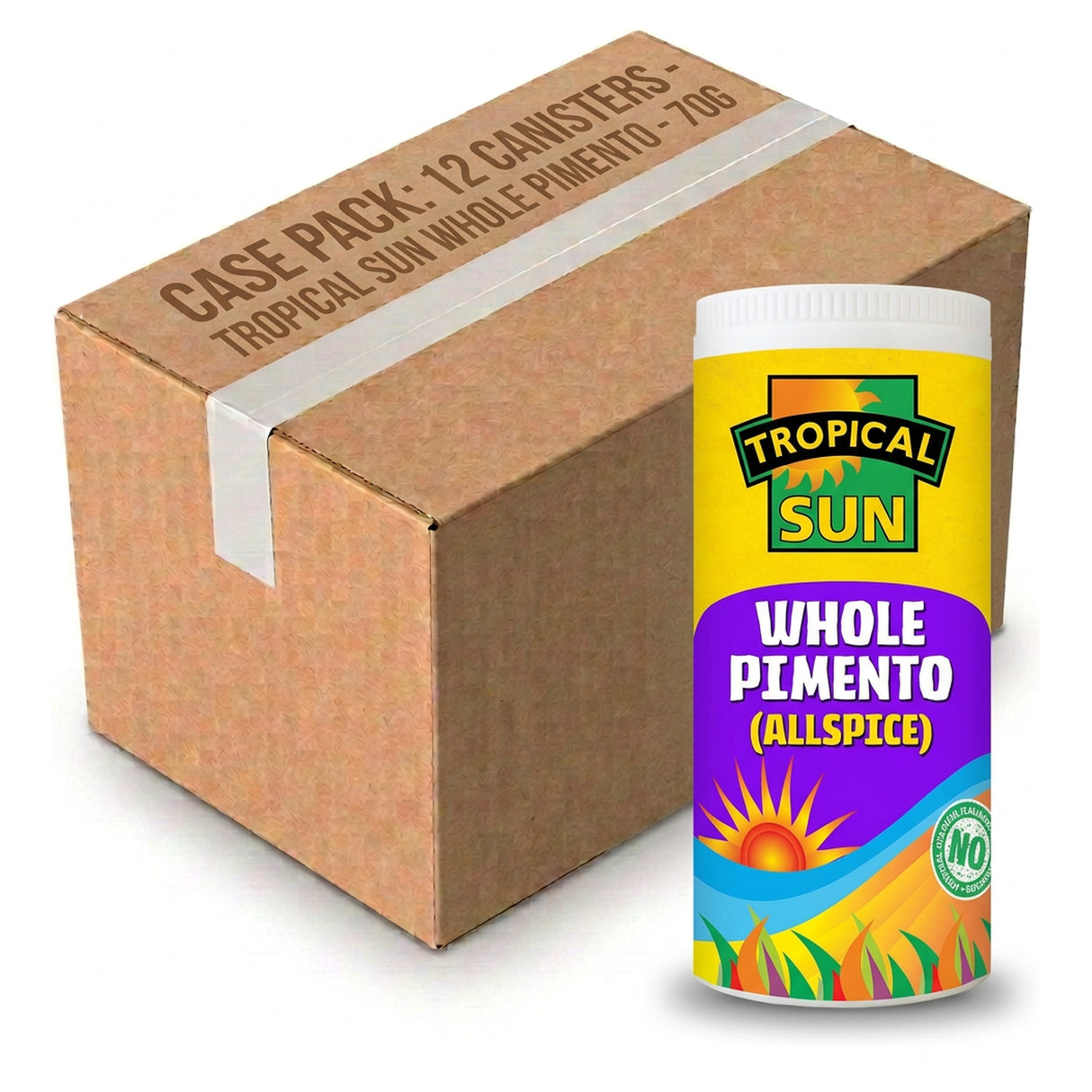 Tropical Sun Whole Pimento 70G (Case of 12)