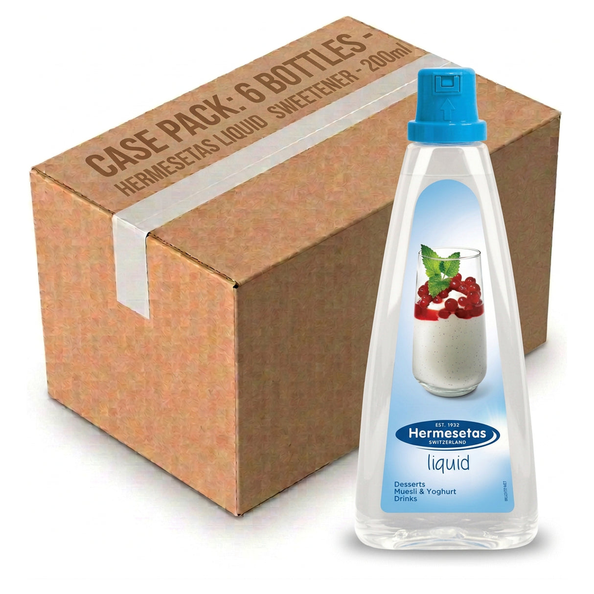 Hermesetas Liquid Sweetener 200ML (Case of 6)