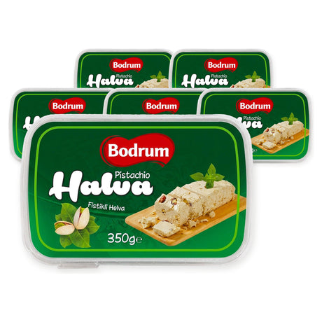 Bodrum Tahini Halva With Pistachio 350G (Case of 6)