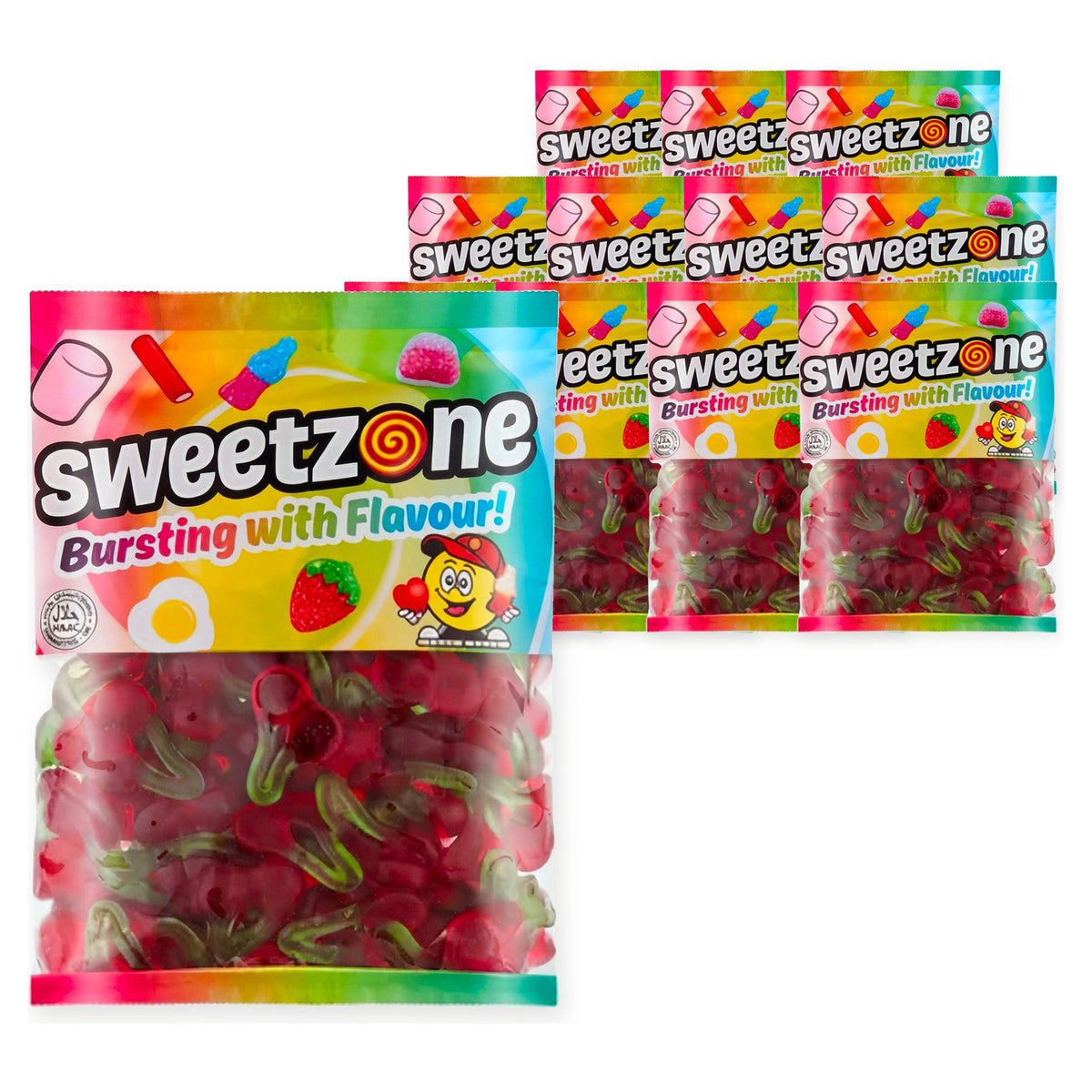 Sweetzone Twin Cherries 1KG (Case of 12) – case pack