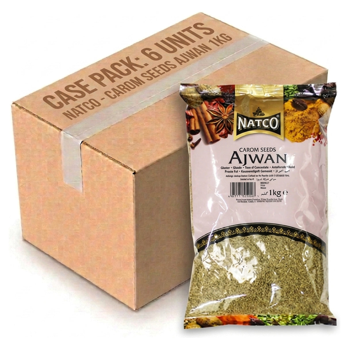 Natco Ajwan Seeds 1KG (Case of 6)