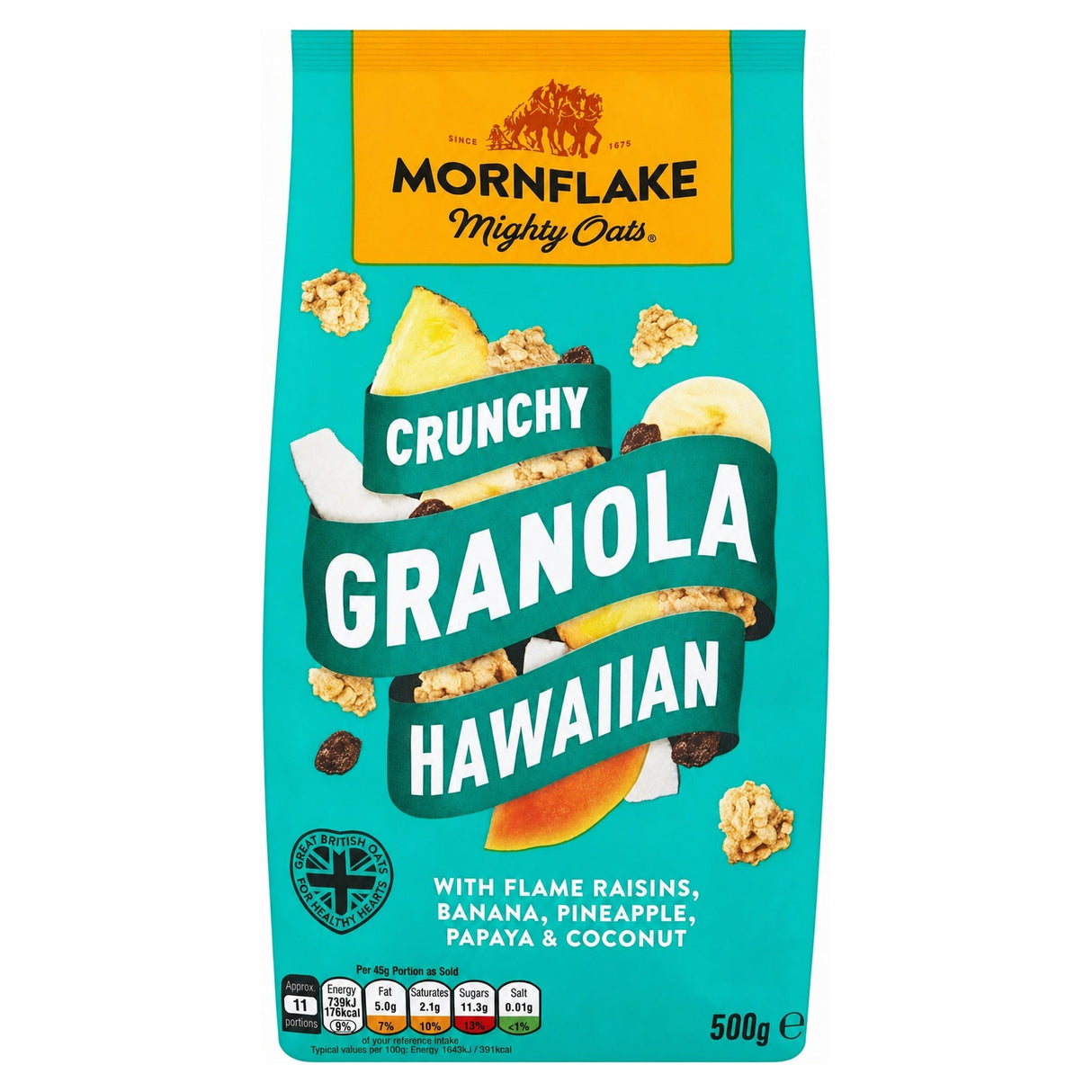 Mornflake Crunchy Granola Hawaiian 500G
