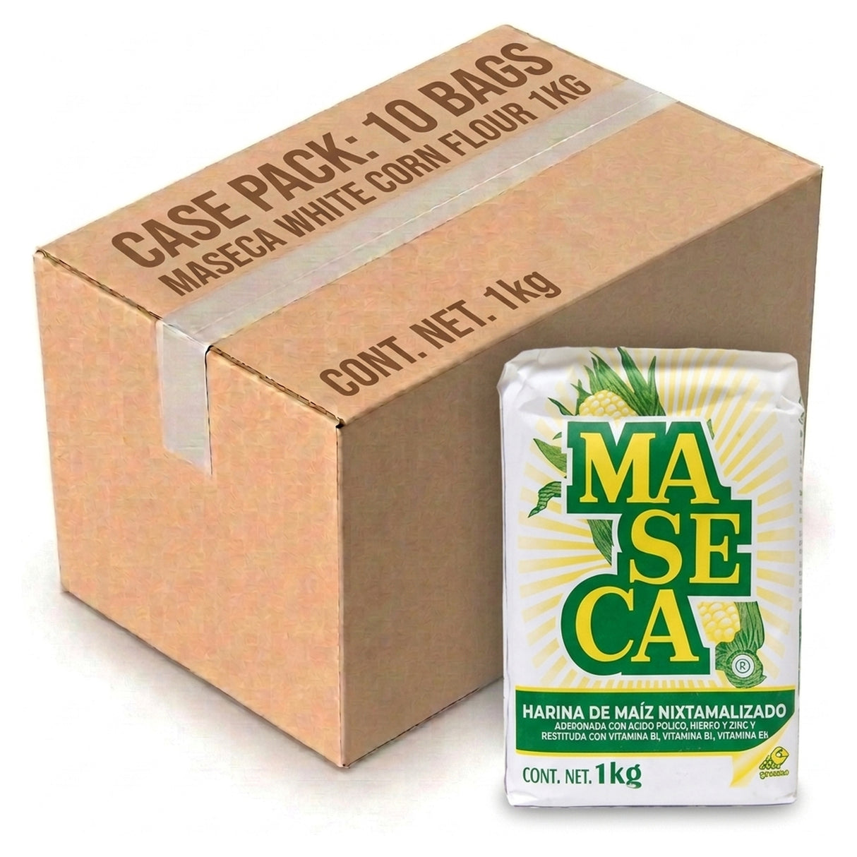 Maseca White Corn Flour 1KG (Case of 10)