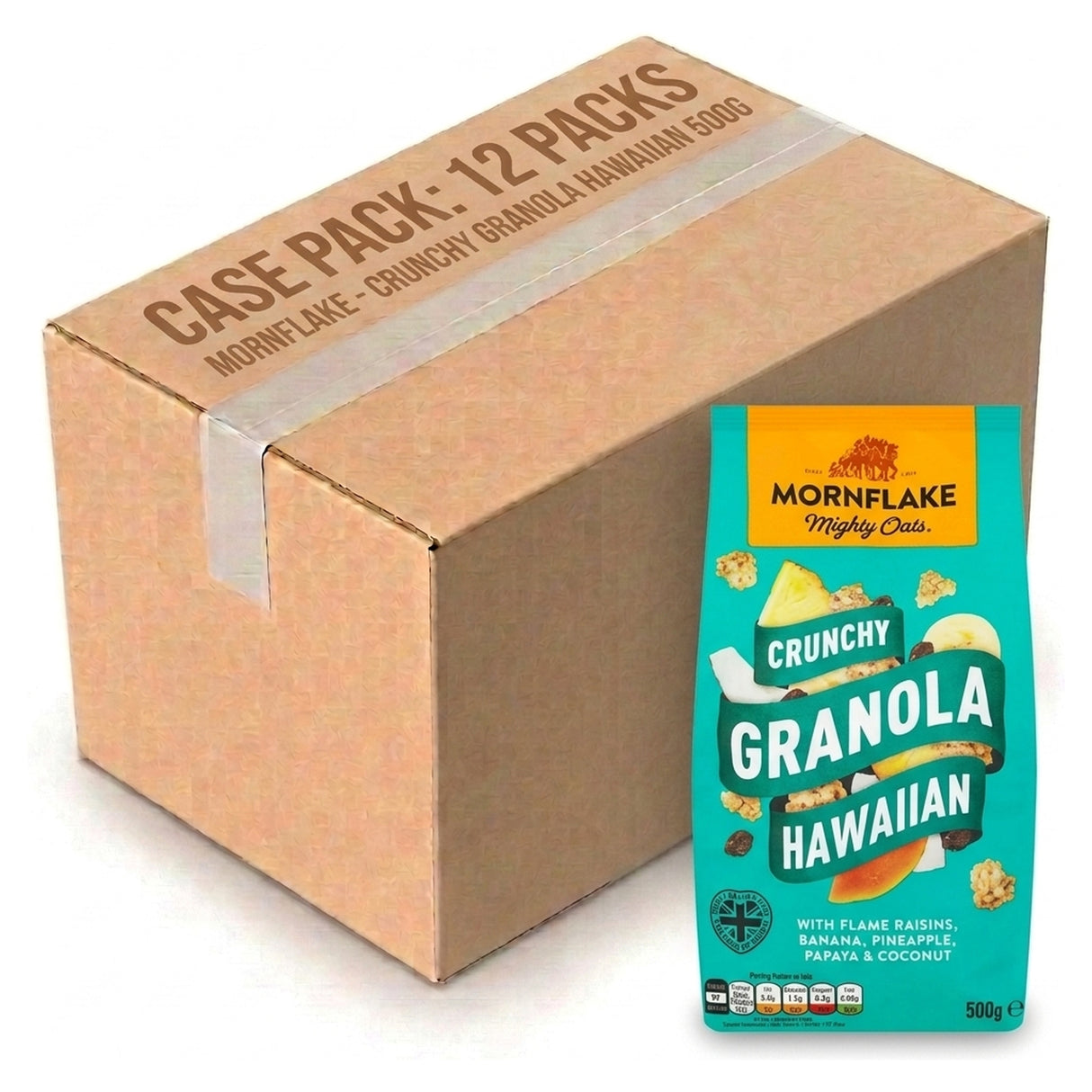 Mornflake Crunchy Granola Hawaiian 500G (Case of 12)