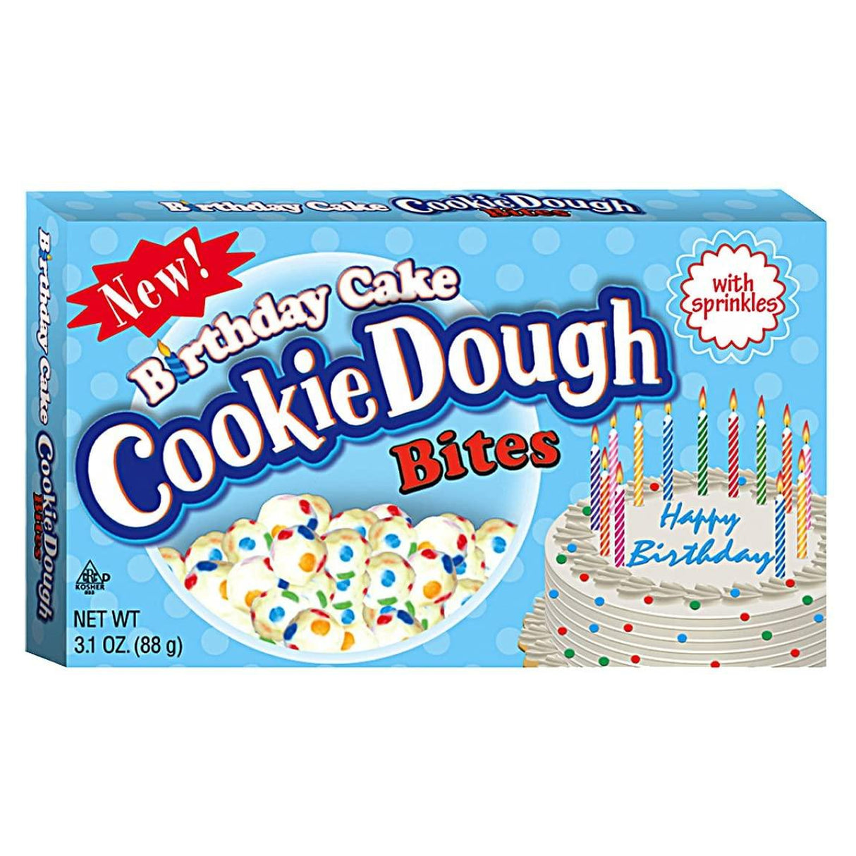 Birthday Cake Cookie Dough Bites 3.1Oz (88G) **Expiry 27 Feb 2026**