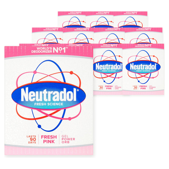 Neutradol Gel Power Orb Fresh Pink 135G (Case of 12) – case pack