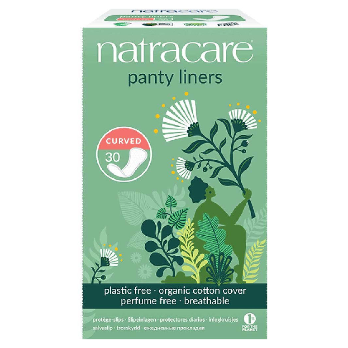 Natracare Curved Panty Liners 30s