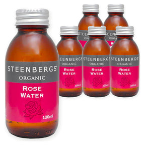 Steenbergs Organic Rose Flower Water 100ML (Case of 6) – case pack