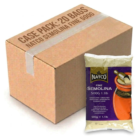 Natco Semolina Fine 500G (Case of 20)