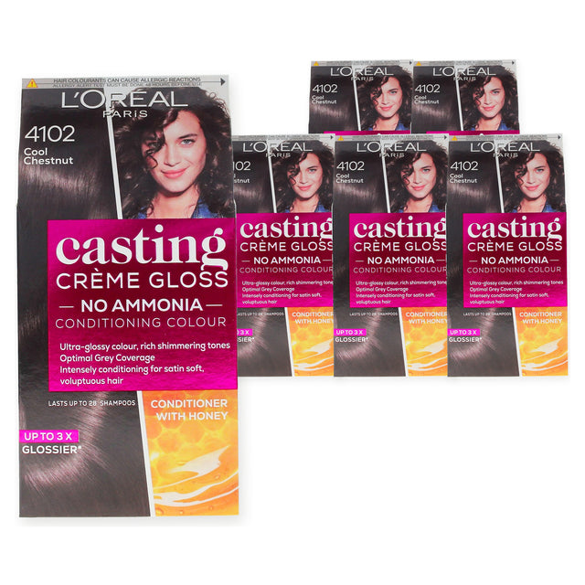 L'Oreal Paris Hair Dye 1402 Cool Chestnut (Case of 6) – case pack