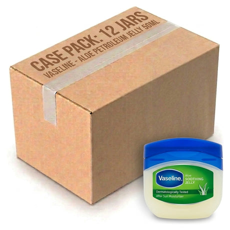 Vaseline Petroleum Jelly Aloe 50ML (Case of 12)
