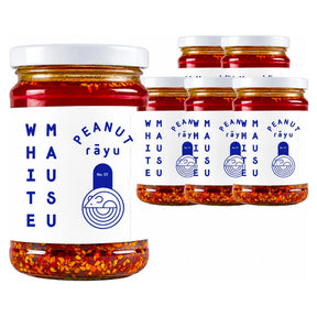 White Mausu Peanut Rayu 240G (Case of 6) – case pack
