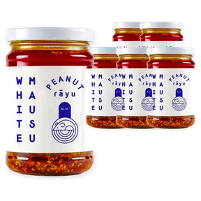 White Mausu Peanut Rayu 240G (Case of 6) – case pack