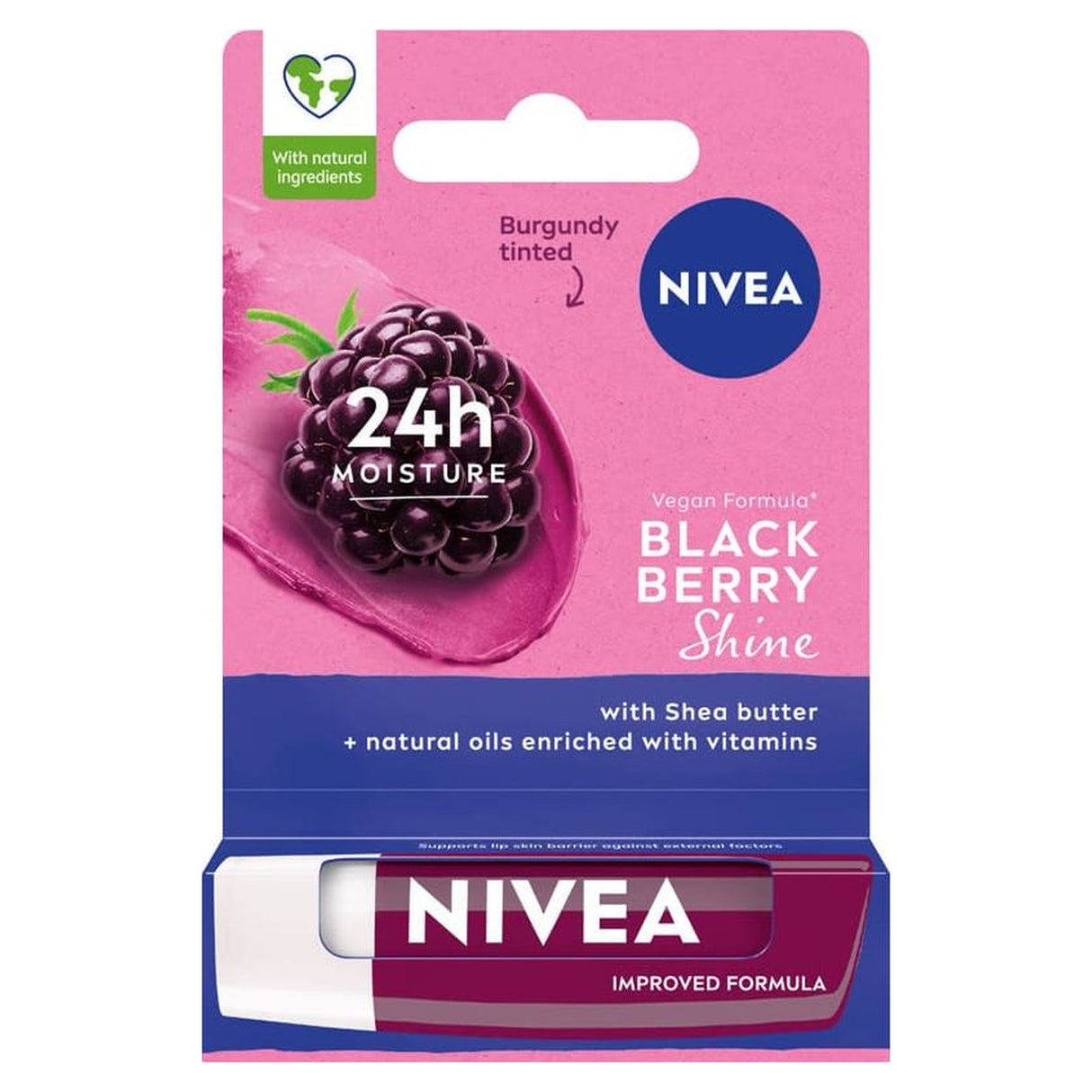 Nivea Blackberry Shine Lip Balm 4.8G