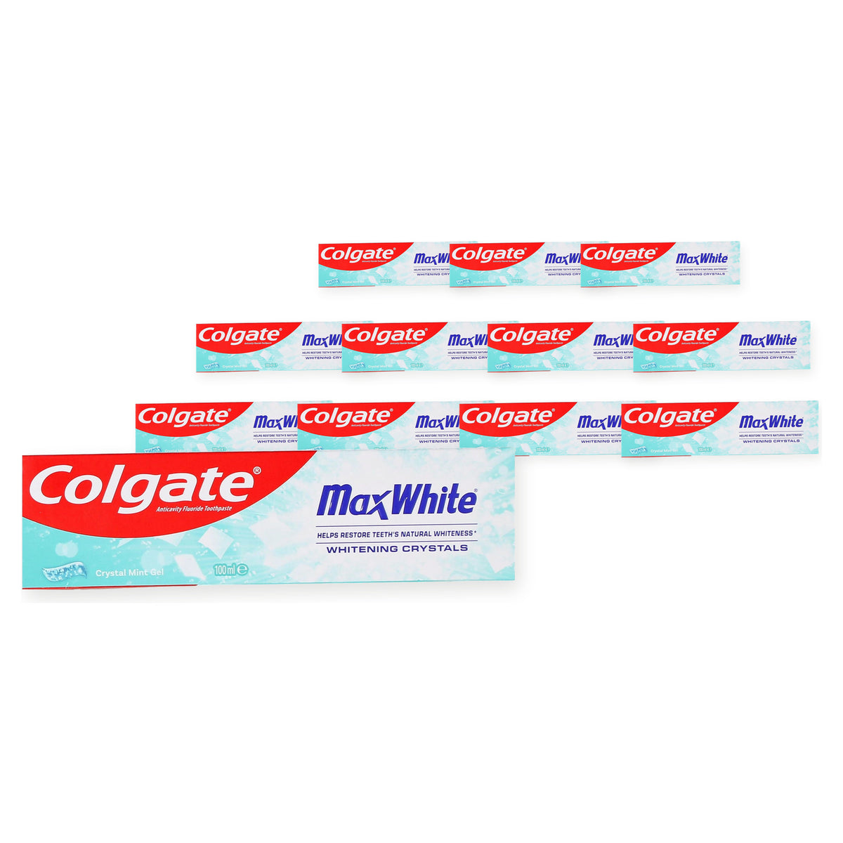 Colgate Max White Crystal Mint Toothpaste 100ML (Case of 12) – case pack