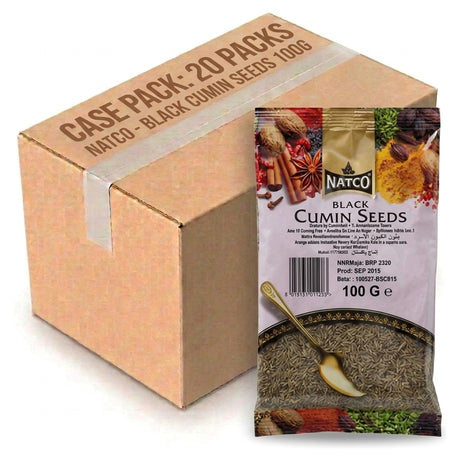Natco Cumin Seeds Black 100G (Case of 20)