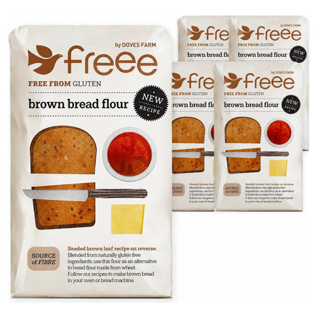 Doves Farm Brown Bread Flour 1KG (Case of 5)