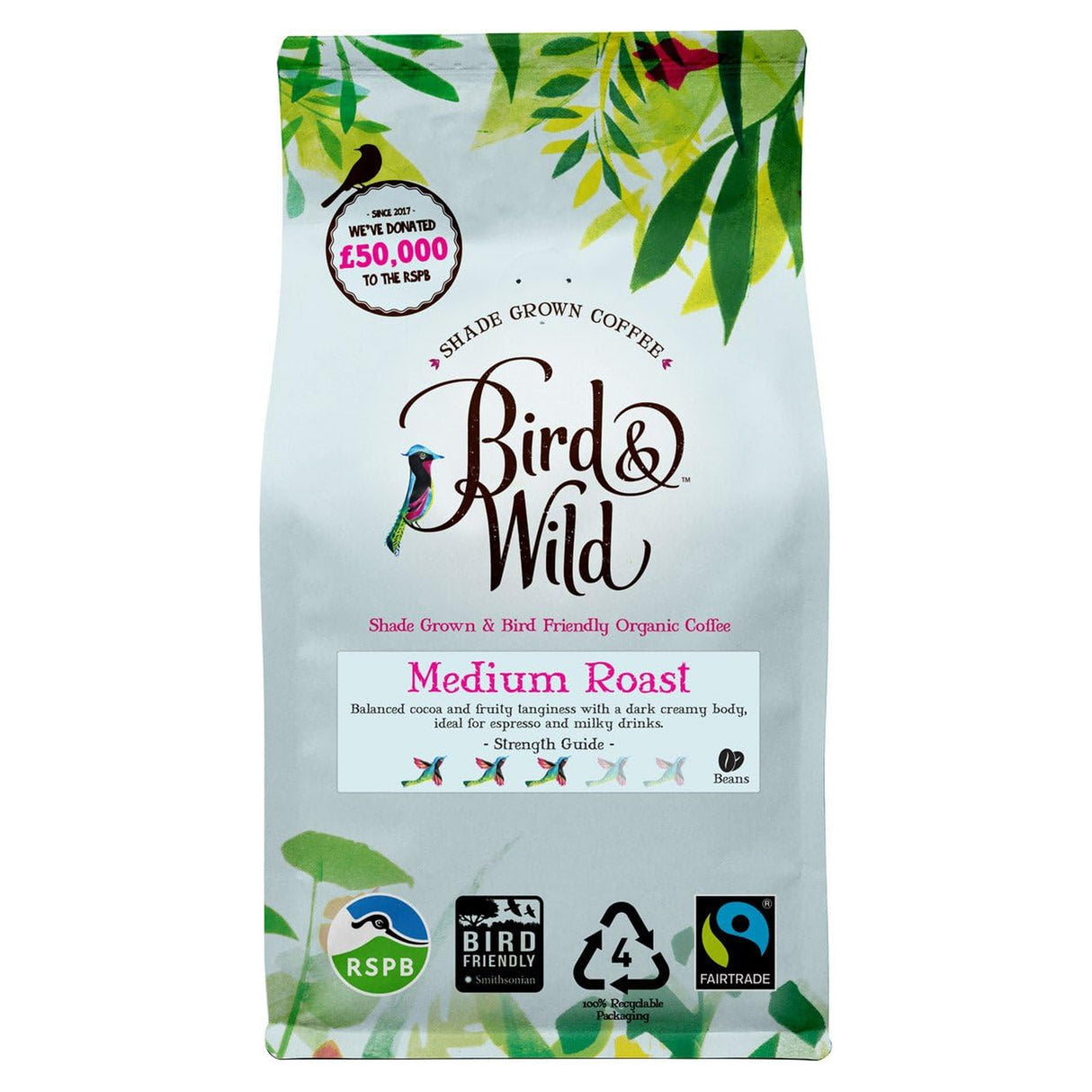 Bird & Wild Organic Medium Roast R&G 200G