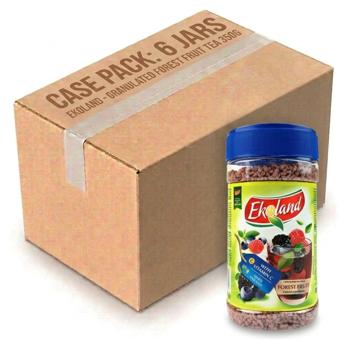 Ekoland Granulated Forest Fruit Tea 350G (Case of 6)