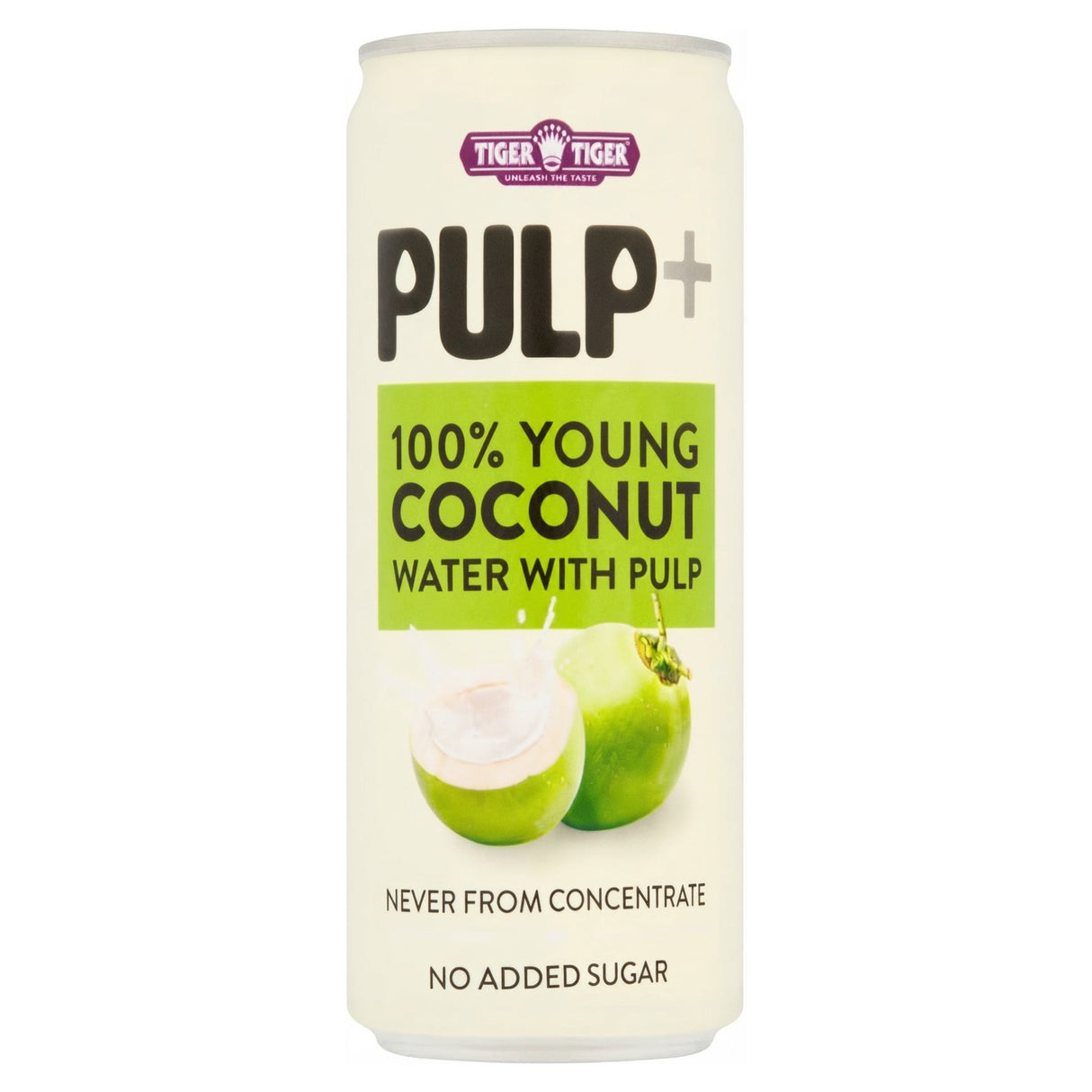 Tiger Tiger 100% Young Coconut Water with Pulp 320ML
