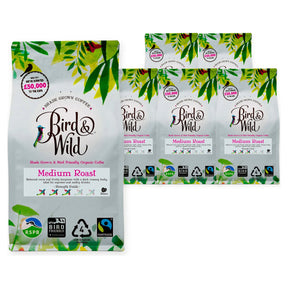 Bird & Wild Organic Medium Roast R&G 200G (Case of 6) – case pack