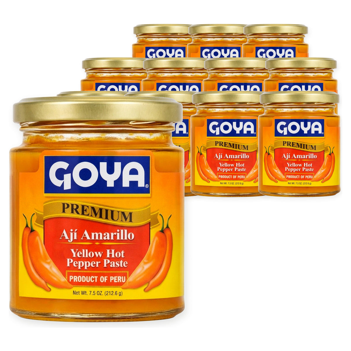 Goya Aji Amarillo Yellow Hot Pepper Paste 213G (Case of 12) – case pack