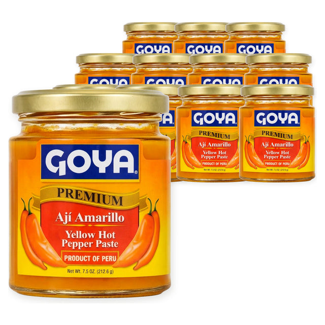 Goya Aji Amarillo Yellow Hot Pepper Paste 213G (Case of 12) – case pack