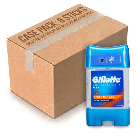 Gillette Anti Perspirant Stick Triumph Sport 70ML (Case of 6)