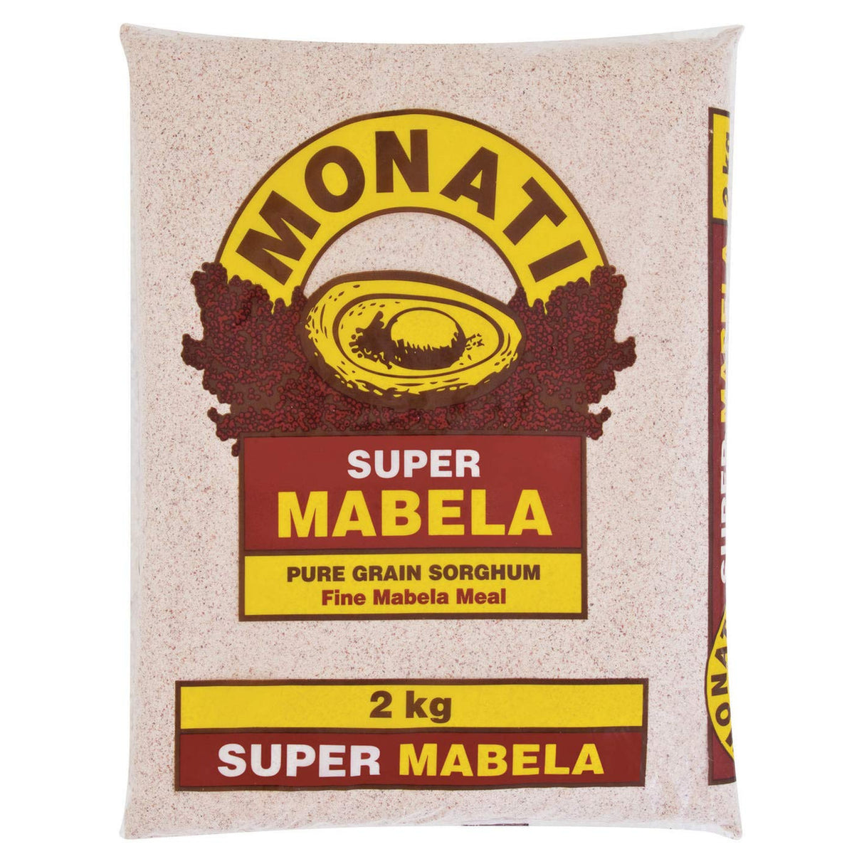 Monati Super Mabela - Puregrain Sorghum (Fine) 2KG (Case of 10)