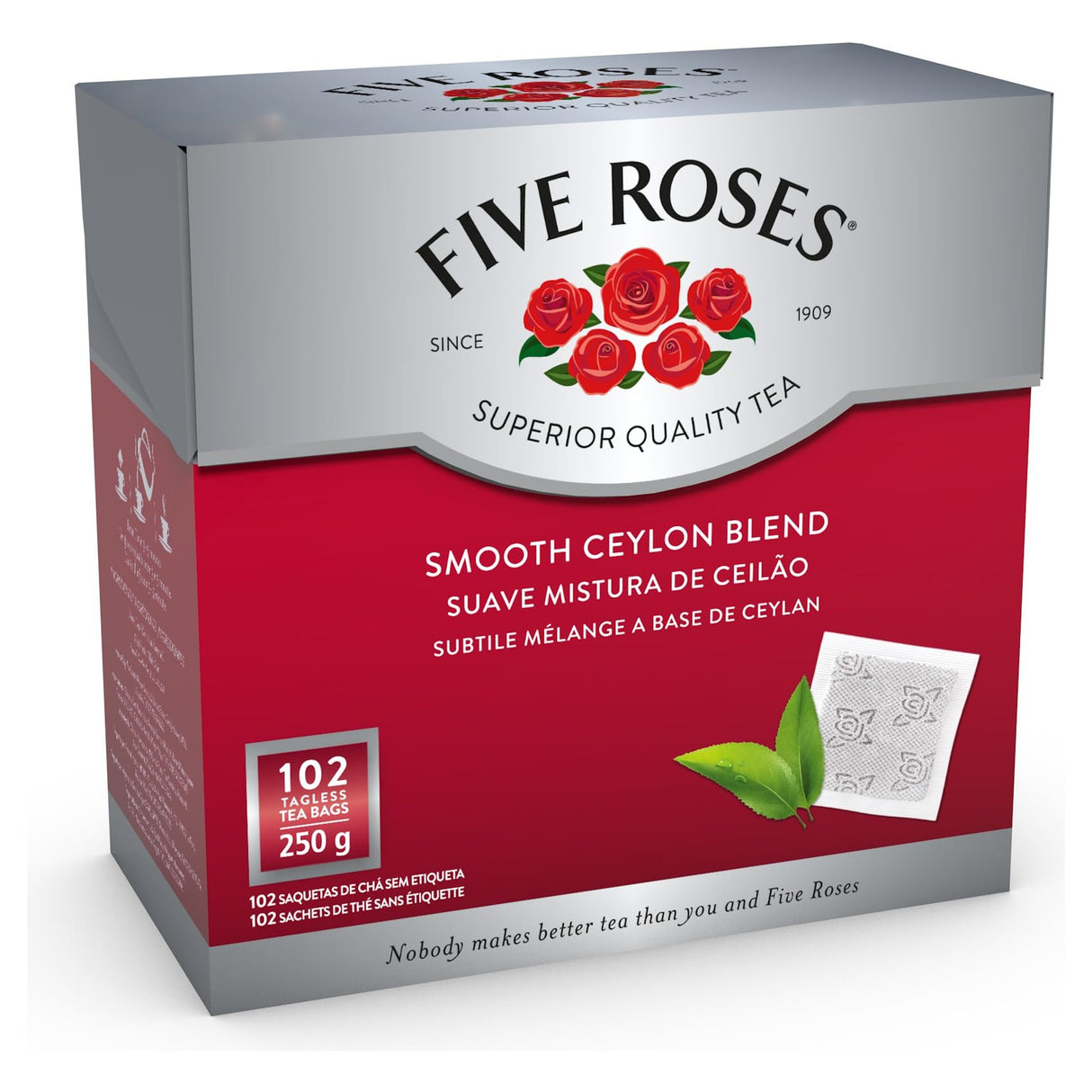 Five Roses Ceylon - Tagless 250g (102s) (Case of 48)