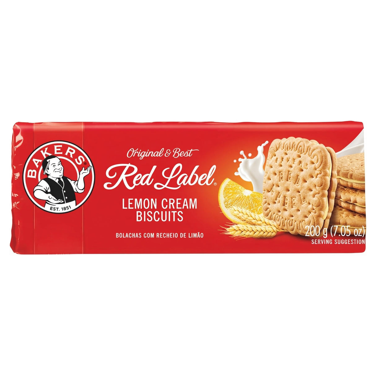Bakers Red Label - Lemon Creams 200G (Case of 12)