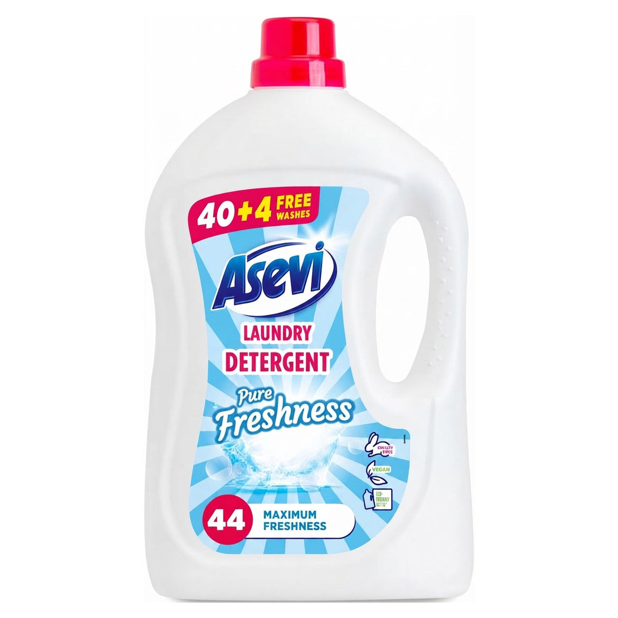 Asevi Liquid Laundry Detergent Pure Freshness (44 Wash) 2376ML