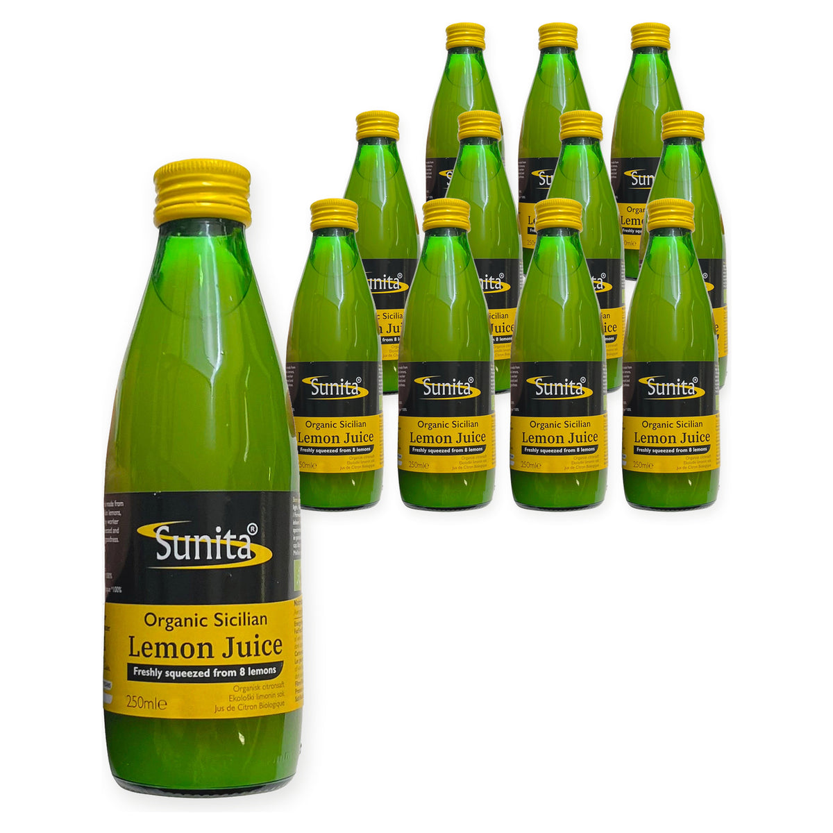 Sunita Organic Lemon Juice 250ML (Case of 12) – case pack