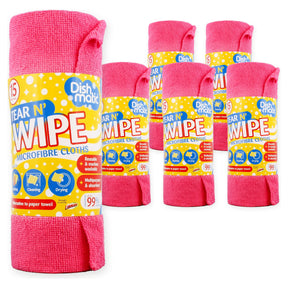 Dishmatic Tear N Wipe 15 Roll Assorted (Case of 6) – case pack