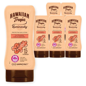 Hawaiian Tropic Luminosity Protective Sun Lotion SPF 15 (180ML) (Case of 6) – case pack