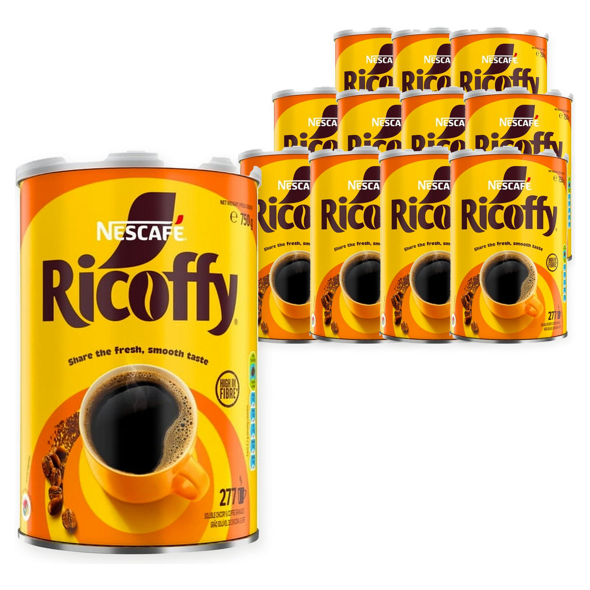 Nescafe Coffee - Ricoffy 750G (Case of 12) – case pack