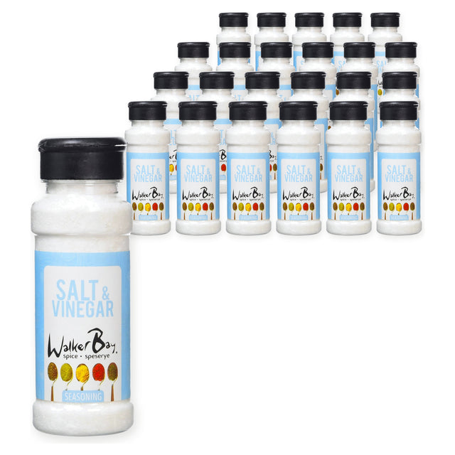 Walker Bay Shakers - Plastic Salt & Vinegar Seasoning 240G (Case of 24) – case pack