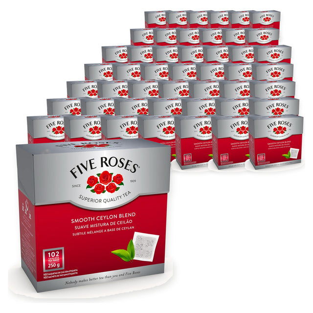 Five Roses Ceylon - Tagless 250g (102s) (Case of 48) – case pack