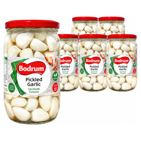 Bodrum Pickled Garlic With Vinegar 700G (Case of 6)
