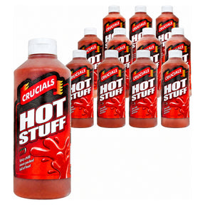 Crucials Hot Stuff Squeezy Sauce 500Ml (Case of 12)