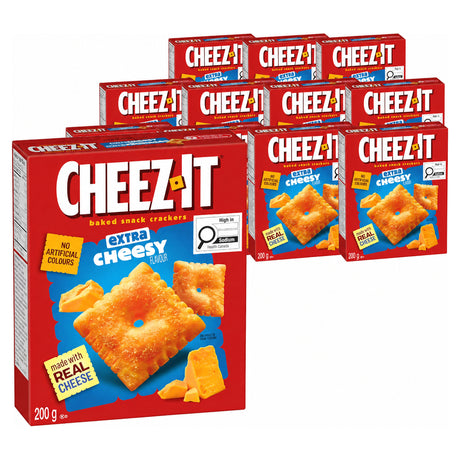 Cheez-It Crackers Extra Cheesy 200G (Case of 12)