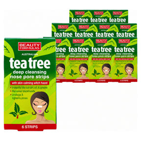 Beauty Formulas Tea Tree Nose Pore Strips 6s (Case of 12)