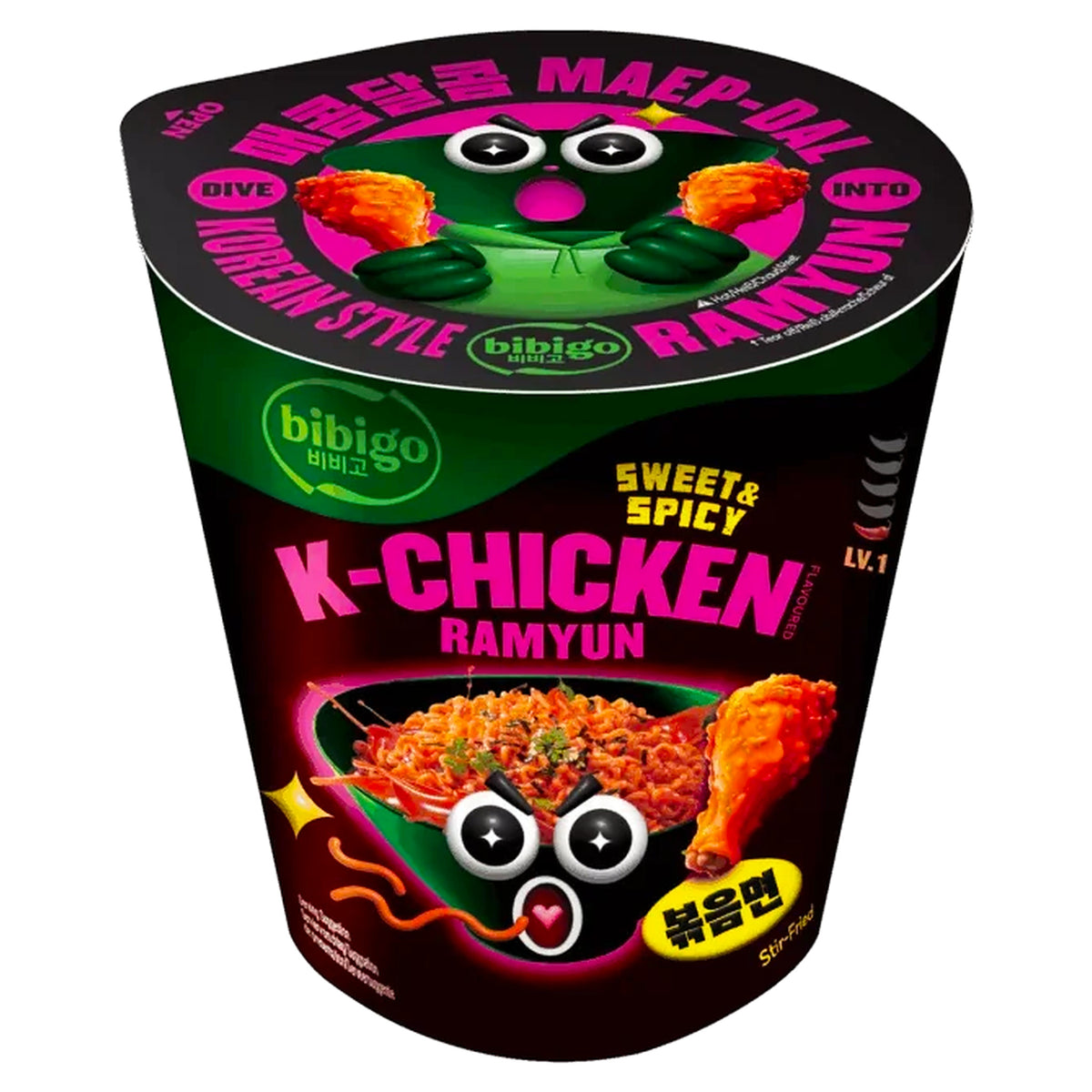 Bibigo Ramyun Sweet&Spicy K-Chicken Flavour 98g