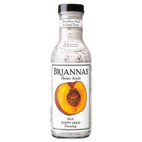 Briannas Rich Poppy Seed Dressing 355Ml - World Food Shop