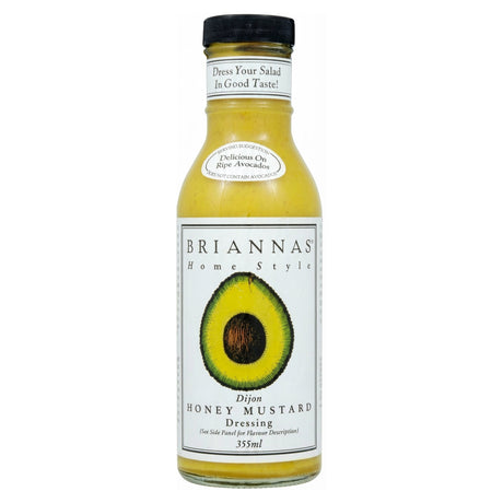Briannas Dijon Honey Mustard Dressing 355Ml